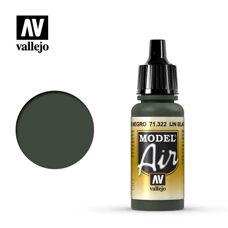 Model Air 71322 Ija Black Green - Figurine